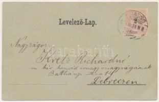 1900 Brassó, Kronstadt, Brasov; Árokmente, Árvaház utcai kapu, este holdfényben / Graft, Waisenhausg...