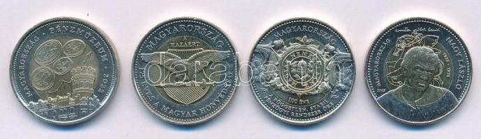 2022. 100Ft "Pénzmúzeum" + 2023. 100Ft "175 éves a Magyar Honvédség" + 2024. 100Ft "Magyar Nemzeti Bank" + 2025. 100Ft "Nagy László" T:AU