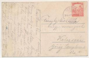 1918 Sósmező, Poiana Sarata; Román vám / Romanian customs office (r)