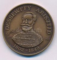 Bognár György (1944-) 1992. "Dessewffy Arisztid 1802-1849 / MÉE Gyöngyösi Csoport - Aradi Vértanúk" kétoldalas bronz emlékérem (42,5 mm) T:AU Adamo GS11