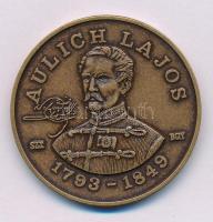 Bognár György (1944-) 1993. "Aulich Lajos 1793-1849 / Az Aradi Vértanúk emlékére - MÉE Gyöngyösi csoport" kétoldalas bronz emlékérem (42,5mm) T:UNC Adamo GS12