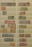 1921-1965 Magyar több példányos rendező 3 db A/4 8 ill. 6 lapos rendező berakóban