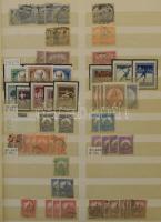 1921-1965 Magyar több példányos rendező 3 db A/4 8 ill. 6 lapos rendező berakóban