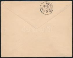 1904 Díjkiegészített díjjegyes ajánlott levél Ilosváról Bécsbe