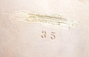 Alpakka kiöntő jelzett, 15 cm