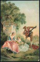 1917 Tábori posta képeslap "M. KIR. 41. HADOSZTÁLY TÁVBESZÉLŐ OSZTAG" + "TP 415 b&quo...