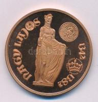 Fritz Mihály (1947- ) 1992. "Nagy Lajos 1342-1382 / Székesfehérvár - MÉE 1992" bronz kétoldalas emlékérem (42,5mm) T:PP Adamo SF20