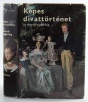 Ludmila Kybalov - Olga Herbenová - Milena Lamarová: Képes divattörténet az ókortól napjainkig. Bp.,1974, Corvina. Gazdag képanyaggal illusztrált. Kiadói egészvászon-kötés, szakadt kiadói papír védőborítóban.