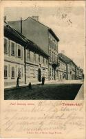 1903 Temesvár, Timisoara; Jenő herceg utca, üzlet. Káldor Zs. és Társa kiadása / street view, shop (EK)