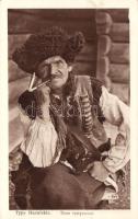 Hutsul man with pipe