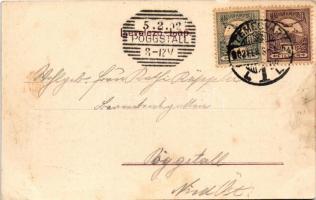 1902 Temesvár, Timisoara; Gyárváros, Baross utca. Polatsek-féle könyvkereskedés kiadása / street (fl...