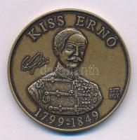 Bognár György (1944-) 1999. "MÉE Gyöngyösi Csoport - Aradi Vértanúk emlékére / Kiss Ernő - 1799-1849" kétoldalas, bronz emlékérem T:AU patina Adamo GS17