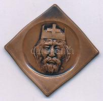 Lapis András (1942-) 1988. "I. István király 975?-1038 - Szegedi Éremgyűjtők" kétoldalas, ...