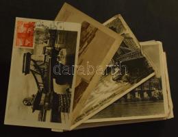 Budapest - 92 db RÉGI város képeslap / 92 pre-1945 town-view postcards