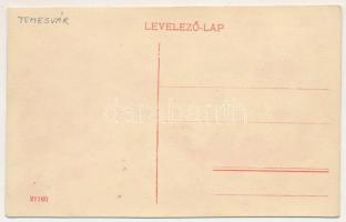 Temesvár, Timisoara; Belváros, Szent György tér, Farber Miksa, Szeibert Péter, Klein, Berger Ármin ü...