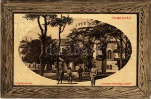 1916 Temesvár, Timisoara; Hunyadi kastély, a jelenben tűzőrségi szertár / castle as an artillery store + "K.u.k. Garnisonsspital Nr. 21." (EK)