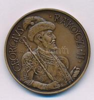 Tóth Sándor (1933-2019) 1987. "II. Rákóczi György / MÉE Hajdú-Bihar Megyei szervezete" kétoldalas bronz emlékérem (42,5mm) T:AU patina Adamo DE10