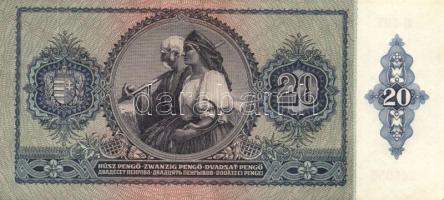 1941. 20P (2x) egymásutáni sorszámokkal T:I