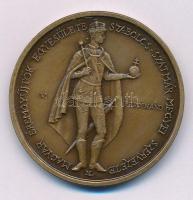 Nagy Lajos (1949-) 1987. "V. Ferdinánd - MÉE Szabolcs-Szatmár megyei Szervezete / Százötven éves Nyíregyháza szabadalomlevele 1837-1987" kétoldalas bronz emlékérem (42,5mm) T:AU patina Adamo NH9