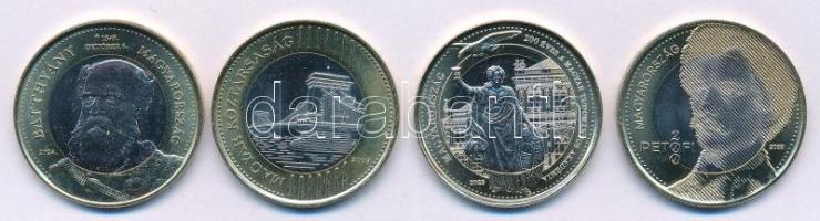 2009. 200Ft + 2023. 200Ft "Petőfi" + 2024. 200Ft "Batthyány" + 2025. 200Ft "Magyar Tudományos Akadémia (MTA)" T:UNC