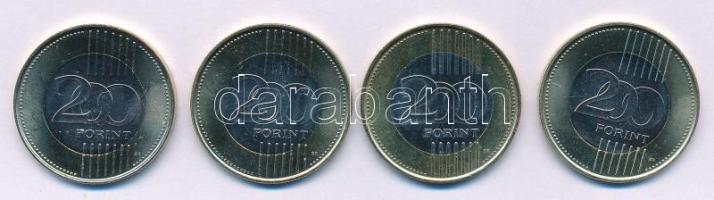2009. 200Ft + 2023. 200Ft "Petőfi" + 2024. 200Ft "Batthyány" + 2025. 200Ft "...