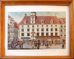 3 db régi nyomat jó képkeretekben