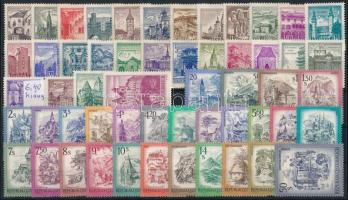 Ausztria 2 klf komplett sor, 1 hiány (Mi EUR 152,-)