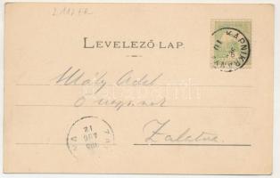 1903 Kapnikbánya, Cavnic; utcaképek. özv. Haraga Albertné kiadása / street views (EK)