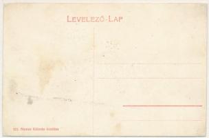 Lugos, Lugoj; Király utca, Schönborn, Kohn Adolf és fiai, Blum üzlete, Mayer Károly vaskereskedése a...