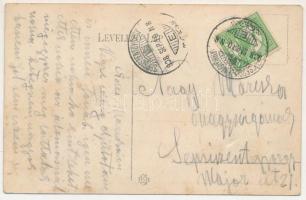 1908 Nagybacon, Nagy-Baczon, Batanii Mari; utcakép, vendéglő, étterem / street view, restaurant (EM)