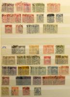 Magyar bélyegek a Turulosoktól kb a 70-es 80-as évekig másodpéldányokkal 2 db A/4 berakóban, 2 oldalon néhány Oman-i bélyeg