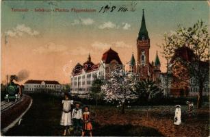 1918 Temesvár, Timisoara; belváros, Piarista főgimnázium / Piarist grammar school (r)