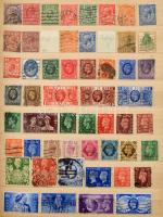 1881-2005 781 db vegyes bélyeg közte sorok, darabok, önálló értékek + 3 blokk, 8 lapos A/4 berakóban