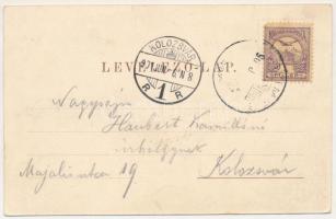 1901 Csíkgyimes, Csík-Gyimes, Gyimes, Ghimes; vasútállomás. Adler Alfréd / railway station (szakadás...