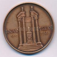 Nagy Lajos (1949-) 1988. "Kölcsey Ferenc 1790-1838 / Szatmárcseke 1838-1988" kétoldalas br...