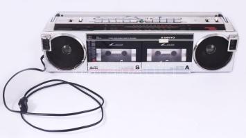 Sanyo retro rádió, h: 52 cm