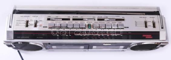 Sanyo retro rádió, h: 52 cm