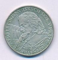 Csehszlovákia 1957. 10K Ag "A Műszaki Egyetem 250. évfordulója - Ch. J. Willenberg" T:AU
...