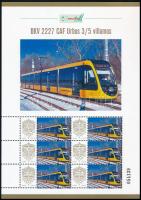 2025 BKV 2227 CAF Urbos 3/5 villamos - Belföld megszemélyesített ív tokban