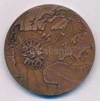 Fritz Mihály (1947-) 1992. "Columbus 1492-1992" kétoldalas bronz emlékérem (42,5mm) T:AU p...