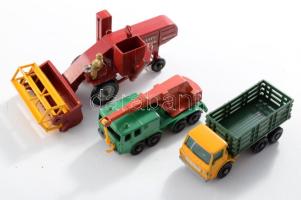 3 darab Matchbox munkagép