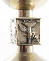 Fém kupa, olimpiai szimbólumokkal, m: 20 cm