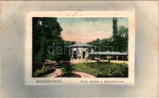 1911 Buziásfürdő, Baile Buzias; Parkrészlet a József forrással. Francz József kiadása / spa, mineral water spring (EB)