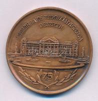 Fritz Mihály (1947-) 1988. "Kossuth Lajos / 75 éves a Debreceni Kossuth Lajos Tudományegyetem" kétoldalas bronz emlékérem (42,5mm) T:AU patina