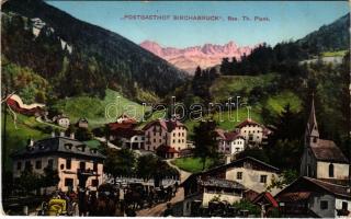 Ponte Nova, Birchabruck (Südtirol); Postgasthof / view, restaurant, automobile (EK)