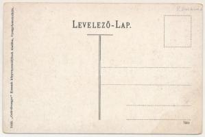Gyergyószentmiklós, Gheorgheni; Vasút utcai részlet, Kir. Járásbíróság, üzletek. "Csíkvármegye&...