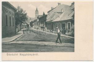 1906 Nagybánya, Baia Mare; utca. Steinfeld Moritz kiadása / street view