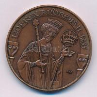 Fritz Mihály (1947-) 1997. "MÉE Székesfehérvár 1222-1997. Aranybulla - 1205-1235. II. András" kétoldalas bronz emlékérem (42,5mm) T:AU