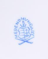 Herendi Viktória mintás hamuzó, jelzett, kopással, 14x11 cm