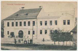 Felsőbánya, Baia Sprie; Korona szálloda, kávéház és étterem. Vagányi Kálmán felvétele, Rumpold vendéglős kiadása / hotel, café and restaurant (EB)